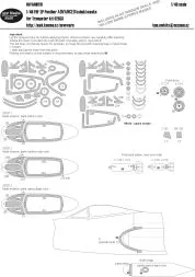 F9F-2P Panther ADVANCED mask for Trumpeter 1:48