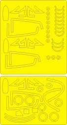 F9F-2P Panther ADVANCED mask for Trumpeter 1:48