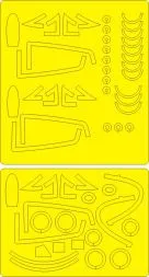 F9F-2P Panther EXPERT mask for Trumpeter 1:48