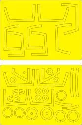 T-38C Talon NASA ADVANCED mask for Trumpeter 1:48