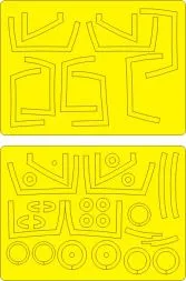 T-38C Talon NASA EXPERT mask for Trumpeter 1:48