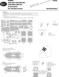 Ju 87B-1 Stuka mask for Airfix 1:48