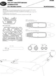 Saab J-32 B/E Lansen EXPERT mask for Hobby Boss 1:48