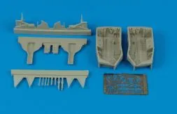 F6F-3/5 Hellcat wheel bays für Eduard 1:48