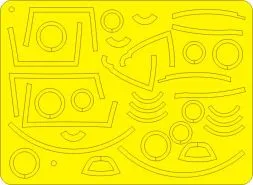 F/A-18F Super Hornet mask for Revell 1:48