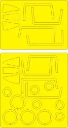 F-14A Tomcat EXPERT mask for Italeri 1:48