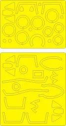 Su-7 BKL / BMK EXPERT mask for Smer/ KP 1:48