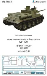 Su-100 Track fenders for Zvezda 1:35