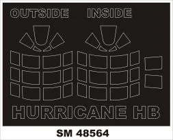 Hurricane mask for Hobby Boss 1:48