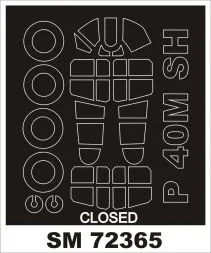 P-40M mask for Special Hobby 1:72