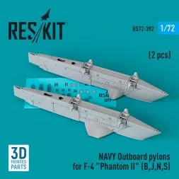 F-4 "Phantom II" (B,J,N,S) NAVY Outboard pylons 1:72