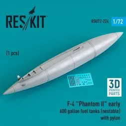 F-4 "Phantom II" early 600 gallon fuel tanks 1:72