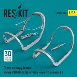 Mirage 2000 (B,D,N) Close canopy frame 1:32