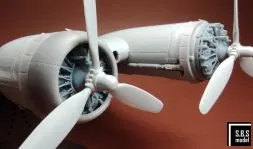 B-17 F/G (Early) Engine & Cowling set for HK M. 1:48