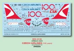 Airbus A320 - Czech Airlines (100 years) 1:144