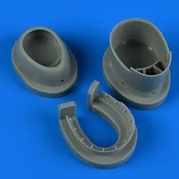 P-47D/M Thunderbolt cowling and cooling flaps (opened) 1:72