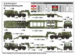 MAZ-537G (late p.) w/ MAZ/ChMZAP-5247G 1:72