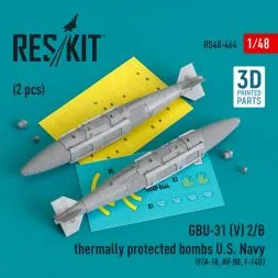 GBU-31 (V) 2/B thermally protected bombs U.S. Navy 1:48