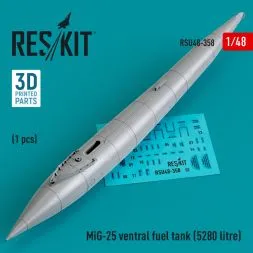 MiG-25 ventral fuel tank (5280 litre) 1:48