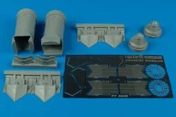 F/A-22A Raptor exhaust nozzle for Academy 1:48