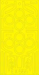 Yak-28P mask for Bobcat 1:48