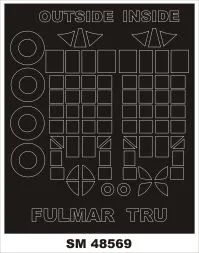 Fairey Fulmar Mk.I mask for Trumpeter 1:48