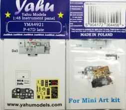 P-47D Late Instrument Panel 1:48