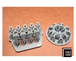 Bristol Bulldog engine upgrade set type 1 (Airfix) 1:48