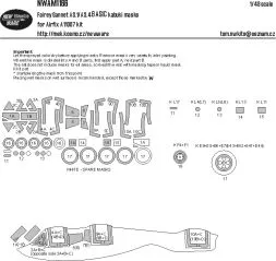 Fairey Gannet AS.1/AS.4 mask for Airfix 1:48