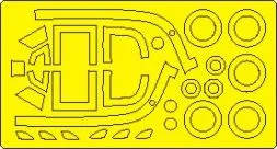 Yak-9D mask for ZVEZDA 1:48