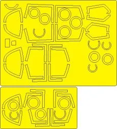 MiG-29K ADVANCED mask for Hobby Boss 1:48