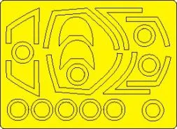 T-45A/C Goshawk mask for Kinetic 1:48