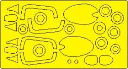 Mig-19 / Shenyang F-6/J-6 EXPERT mask for KP 1:72