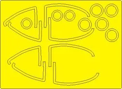 YF-23 EXPERT mask for HobbyBoss 1:48