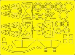 MiG-21 ADVANCED mask for EDUARD 1:48