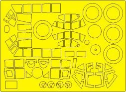 Ju 88P-1 mask for ICM 1:48