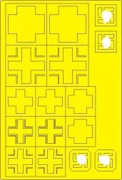 Ju 88P-1 NATIONAL INSIGNIA mask 1:48