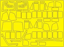 Bell AB-212 / UH-1N EXPERT mask for Italeri 1:48