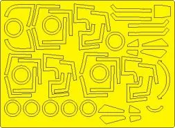 MiG-29UB ADVANCED mask for Academy 1:48