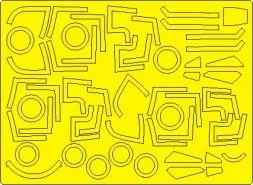 MiG-29UB EXPERT mask for Academy 1:48