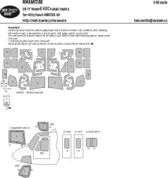 UH-1Y Venom mask for Kitty Hawk 1:48