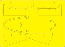 A-4B/C Skyhawk grey+white CAMOUFLAGE mask 1:48