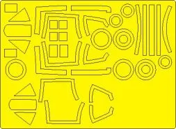 Wyvern S.4 (early version) EXPERT mask for Trumpeter 1:48