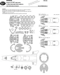 Mirage IV A/P EXPERT mask for Heller 1:48