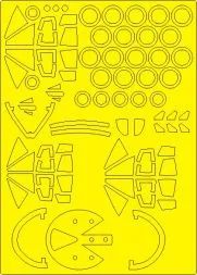 Mirage IV A/P EXPERT mask for Heller 1:48