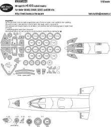 Mirage IV A/P mask for Heller 1:48