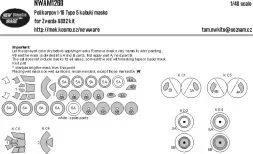 Polikarpov I-16 Type 5 mask for ZVEZDA 1:48