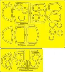 MiG-35 ADVANCED mask for Hobby Boss 1:48