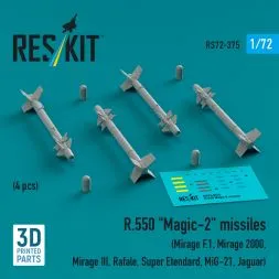 R.550 "Magic-2" missiles 1:72