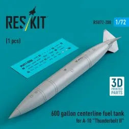 A-10 fuel tank (centerline) 600 gallon 1:72